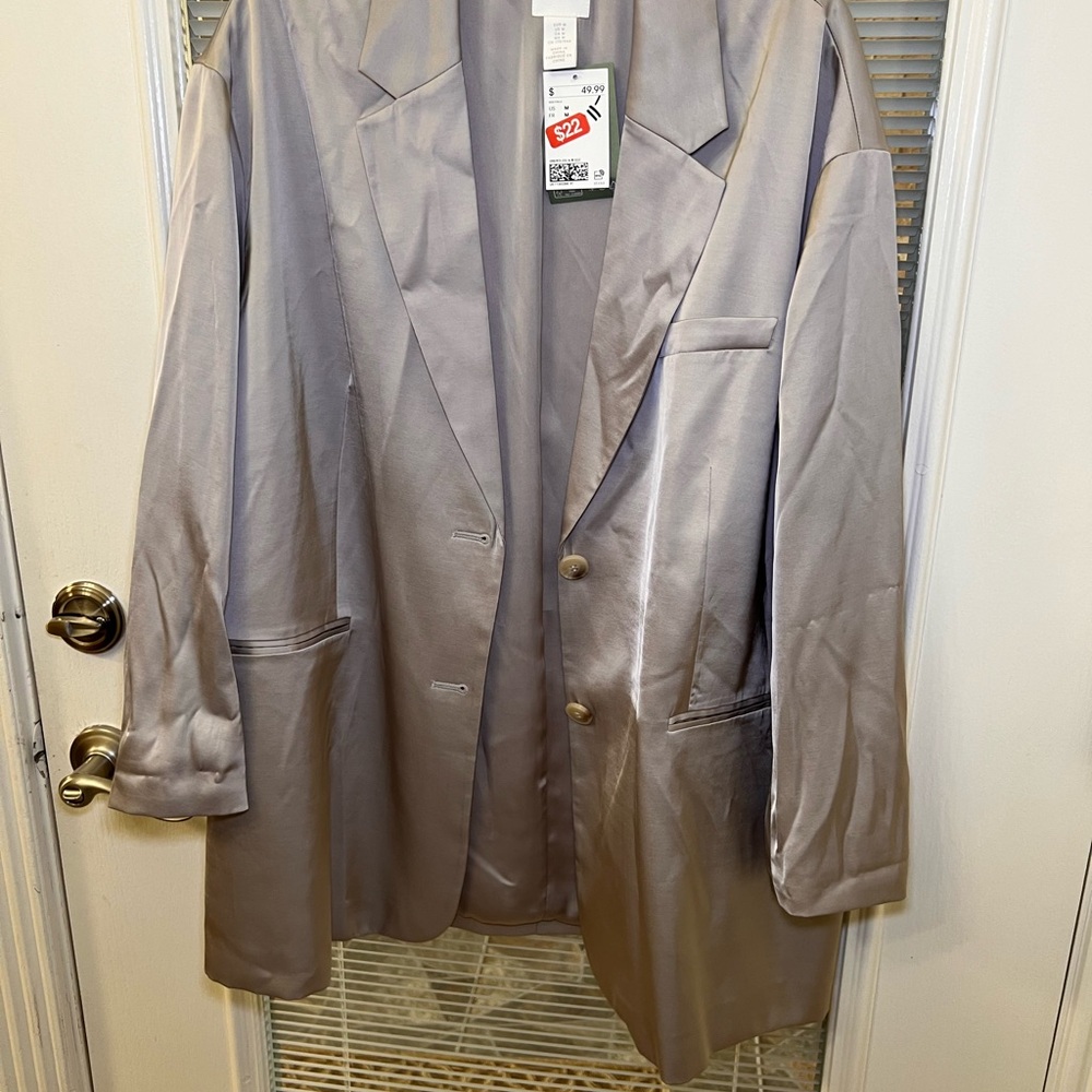 H&M Silver Women's Blazer